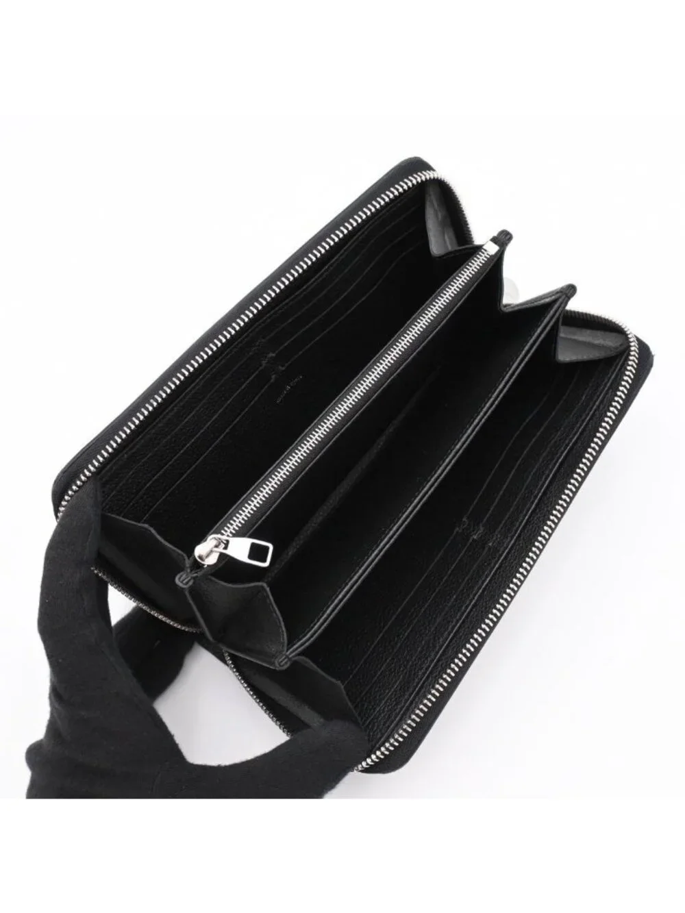 Louis Vuitton Yayoi Kusama Zippy Wallet Empreinte Black